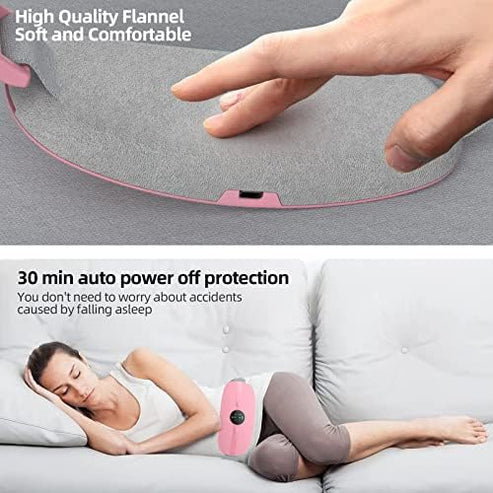 Smart Electric Cramp Relief Belt – Wearable Period Pain Massager & Heating Pad
